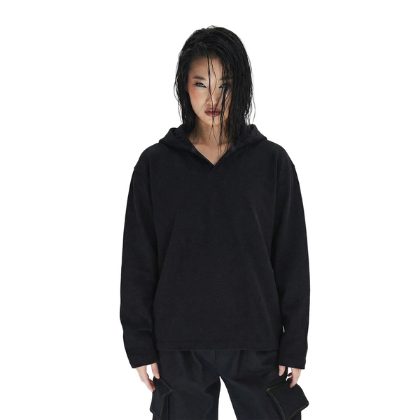 Johnny Collar Unisex Hoodie