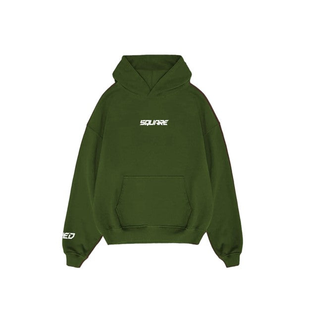 Dark Green Drop Shoulder Hoodie from RedSquare’s Nocturnal collection, featuring premium materials and a modern casual style perfect for everyday wear and cool-weather fashion