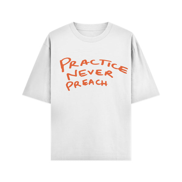 Practice Never Preach Drop Shoulder Crewneck from RedSquare’s Long Dark Summer collection, a premium and stylish sweatshirt designed for modern casual wear and comfort