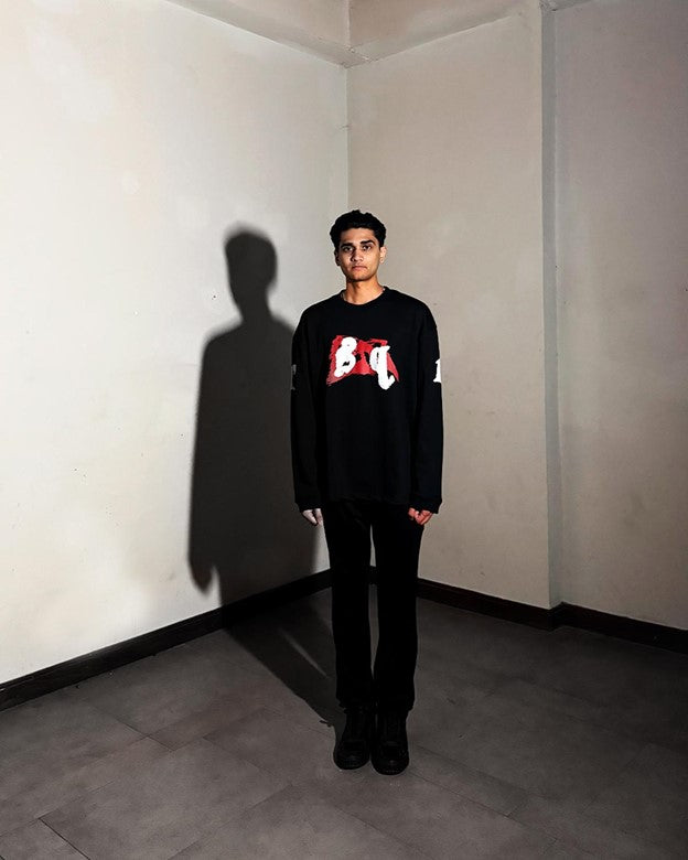 Front view of the RSQR Unisex Sweatshirt from the Faded Icons collection at RedSquare, featuring premium quality and modern style for everyday wear